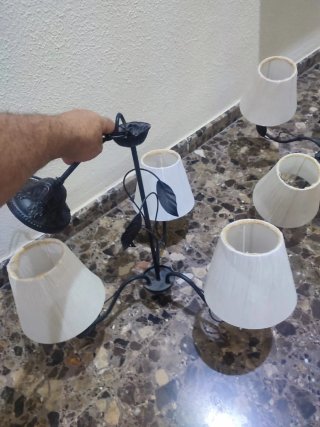 Lámpara de Techo con 5 Brazos
