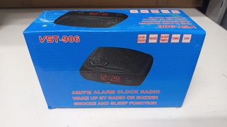 Radio Despertador VST-906 AM/FM con Alarma