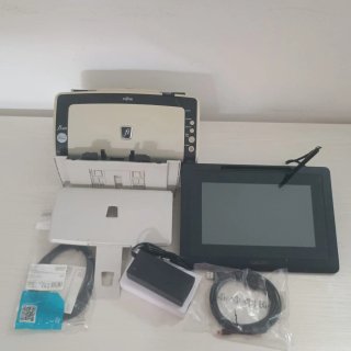 Scanner Fujitsu fi-6130 e Wacom DTU-1031X