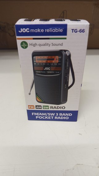 Radio Portátil JOC TG-66 FM AM SW 3 Bandas