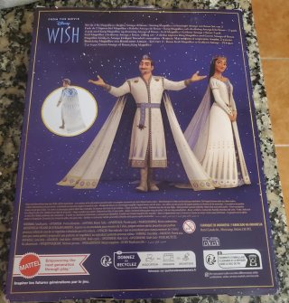 Set 2 Muñecos Disney Wish: Rey Magnífico y Reina