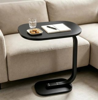 Tavolino C-Shape Nero