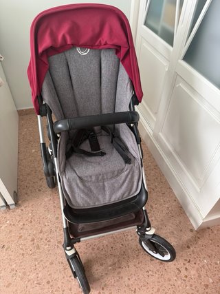 Carrito Bugaboo Fox gris y granate