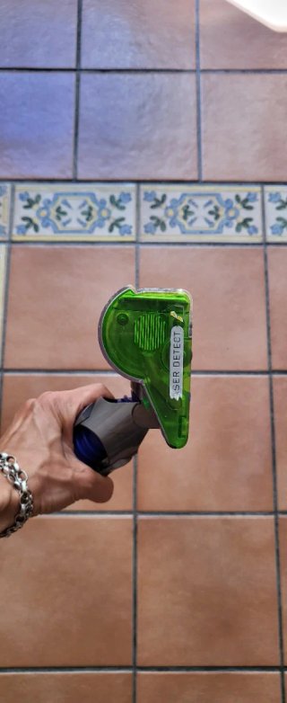 Spazzolino Dyson laser(original)fluffy ottico con pulsante