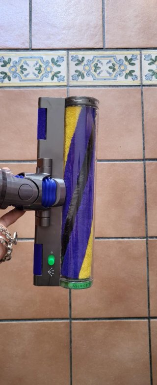 Spazzolino Dyson laser(original)fluffy ottico con pulsante