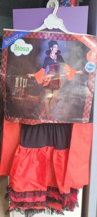 Disfraz Vampiresa Atosa Mujer Talla M-L