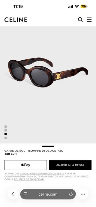 Gafas de Sol Celine