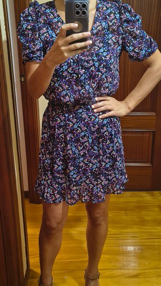 Conjunto Falda y Blusa Estampada