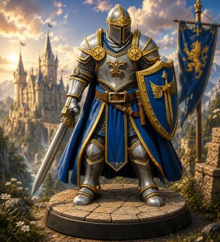 Figura Caballero Paladín D&D rol