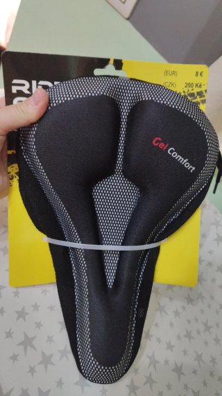 Sillín Gel Comfort Bici Negro 5€