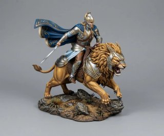 Ithilion comandante de los leones D&D rol