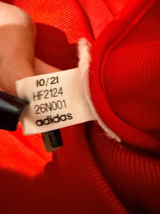 Tuta Adidas Rossa
