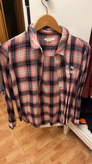 Camisa cuadros American Eagle Talla S
