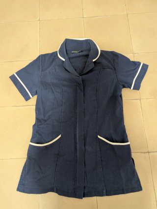 Bata/Túnica de trabajo azul