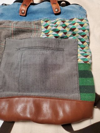 Mochila de Mujer Estilo Patchwork