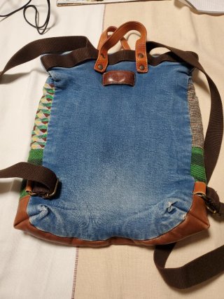 Mochila de Mujer Estilo Patchwork