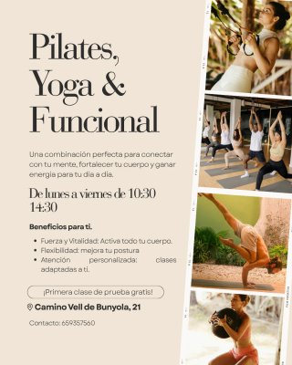 Pilates, yoga y entrenamiento funcional