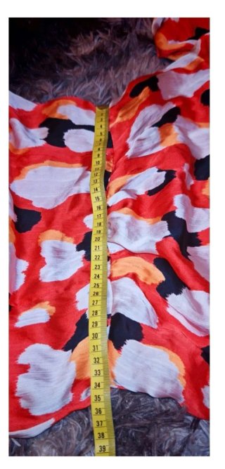 Vestido Estampado Abstracto Talla M