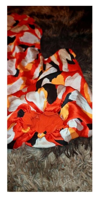 Vestido Estampado Abstracto Talla M
