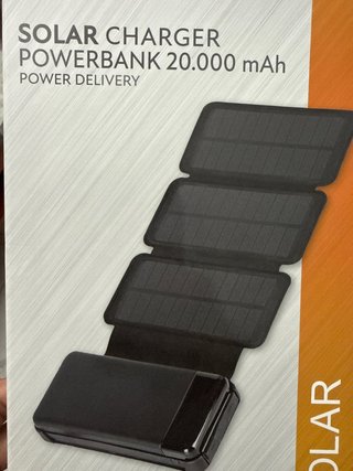 Cargador Solar Powerbank 20000 mAh