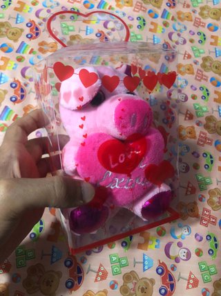 Peluche Cerdo Rosa Corazón Love