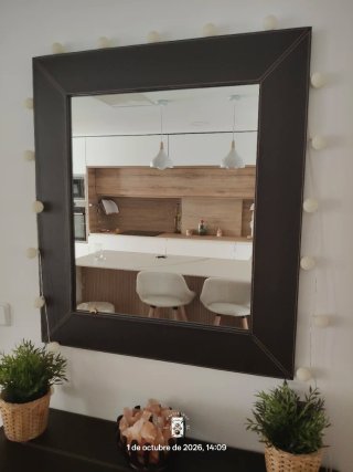 Mueble de entrada color wengué+regalo lámpara