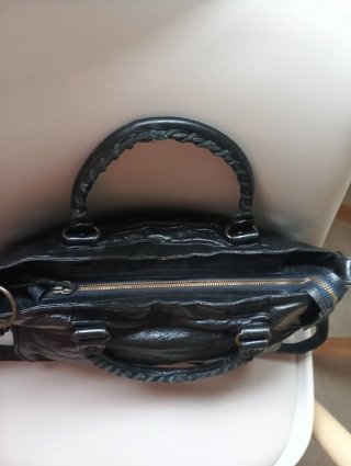 Bolso Balenciaga Negro Cuero