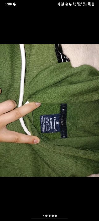Sudadera Champion Verde