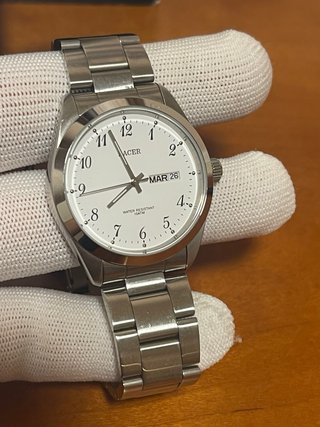 Reloj Racer Plata y Blanco