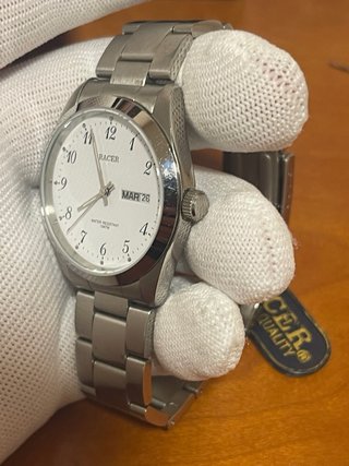 Reloj Racer Plata y Blanco