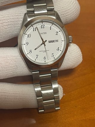 Reloj Racer Plata y Blanco