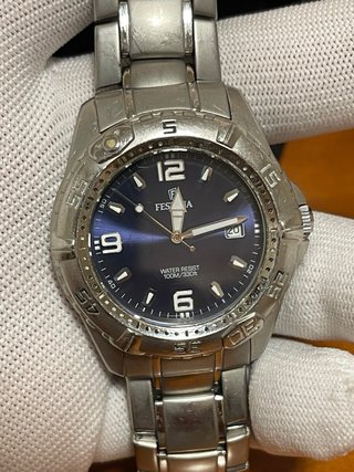 Reloj Festina Azul y Plateado