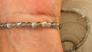 Pulsera Labradorita Natural 4mm