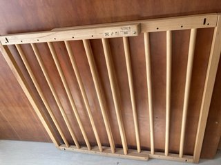 Barrera de seguridad de madera