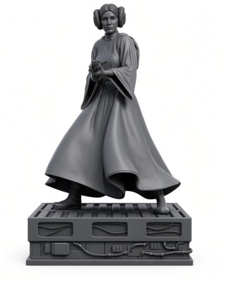 Statuetta Principessa Leila Star Wars scala 1/6