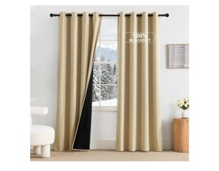 Set di 2 Tende Oscuranti 140x220cm