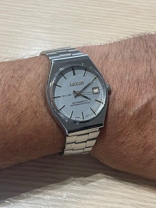 Reloj Ligun De Luxe Plata Antimagnético