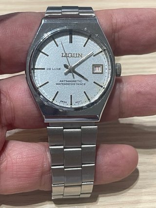 Reloj Ligun De Luxe Plata Antimagnético