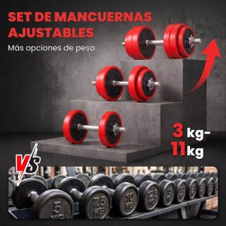 Juego Mancuernas 20kg Ajustables