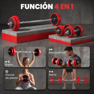 Juego Mancuernas 20kg Ajustables