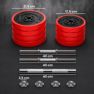 Juego Mancuernas 20kg Ajustables