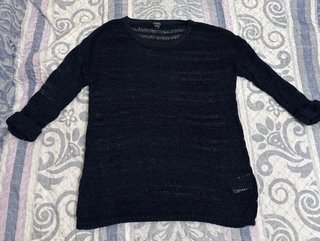 Camiseta de punto negra Esmara