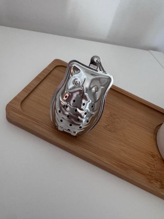 Set Tazza da Tè con Vassoio in Bambù