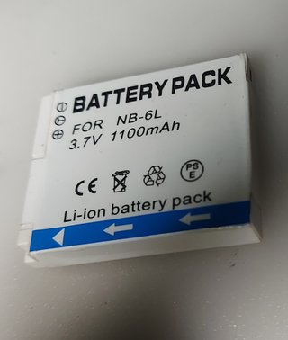 Batería Li-ion compatible NB-6L cámara canon