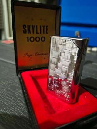 Accendino Skylite 1000 Piezo-Elettronico Vintage