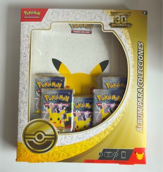 30 Aniversario Cartas Pokemon Álbum + 5 Sobres 🇪🇸