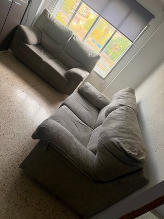 Sofá 3+2 plazas gris