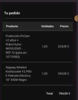 Patinete electrico Ninebot F2 Pro scooter