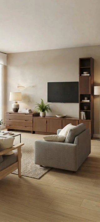 Conjunto de Muebles de Salón Madera