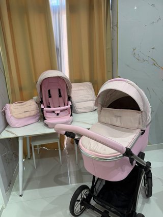 Carrito de Bebé AdaBaby Rosa